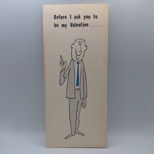 Hallmark Vintage Valentine Greeting Card Contemporary Design Humor Collectible